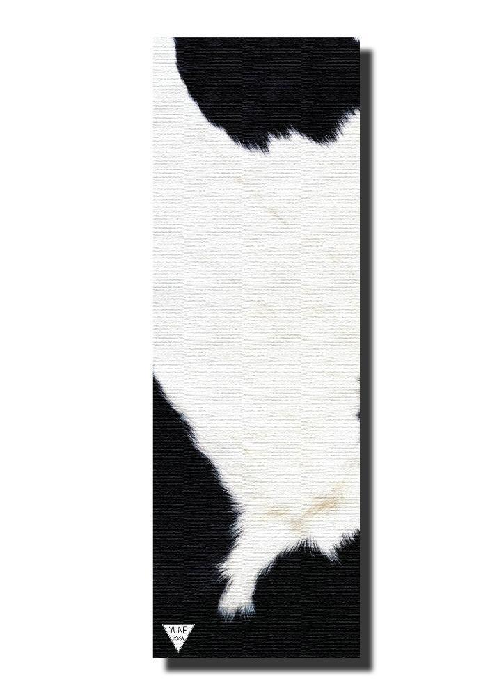 Load image into Gallery viewer, Yune Yoga - Cow Print Yoga Mat – Sustainable, Toxin-Free & Stylish | Yune Yoga