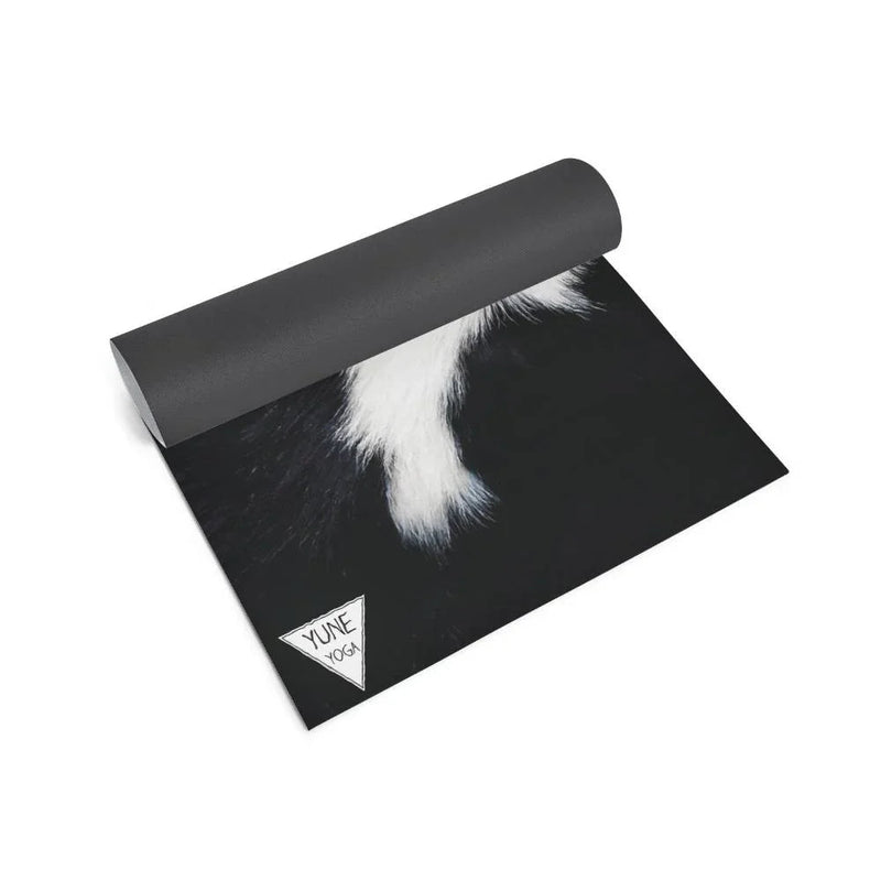 Load image into Gallery viewer, Yune Yoga - Cow Print Yoga Mat – Sustainable, Toxin-Free & Stylish | Yune Yoga