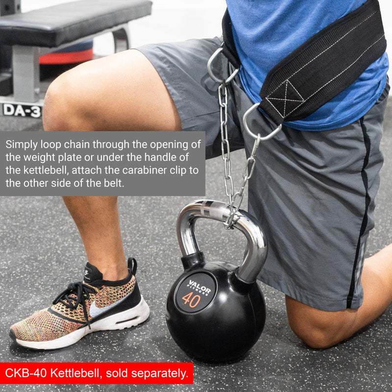 Load image into Gallery viewer, Valor Fitness - Dip Belt w/ Chain