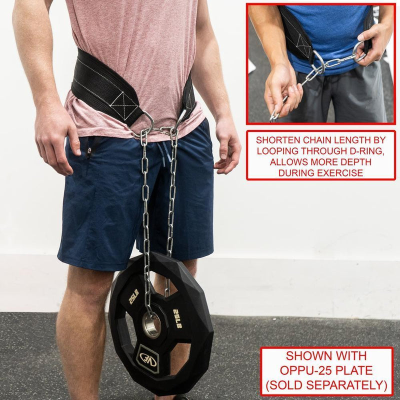 Load image into Gallery viewer, Valor Fitness - Dip Belt w/ Chain