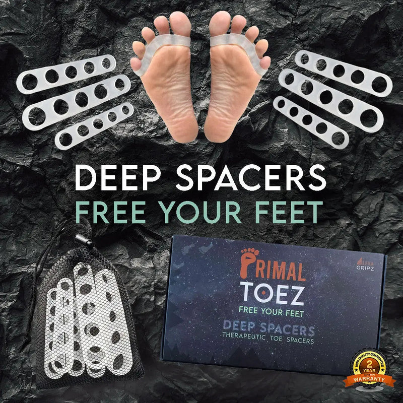 Load image into Gallery viewer, Primal Toez (by Alpha Gripz) - Walkabouts (Active Toe Spacers)