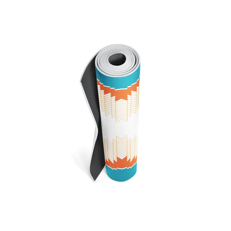 Load image into Gallery viewer, Yune Yoga - Pagoda Yoga Mat – Extra Thick, Non-Slip, Eco-Friendly PER with Vibrant UV-Printed Design | Yune Yoga