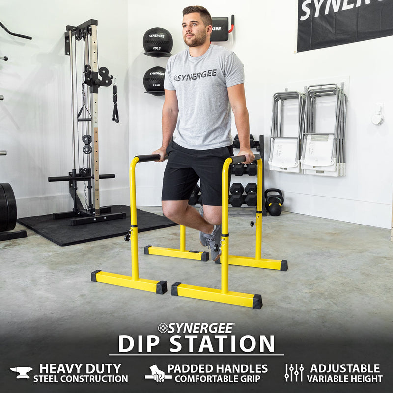 Load image into Gallery viewer, Synergee - Adjustable Dip Station - Dip Station