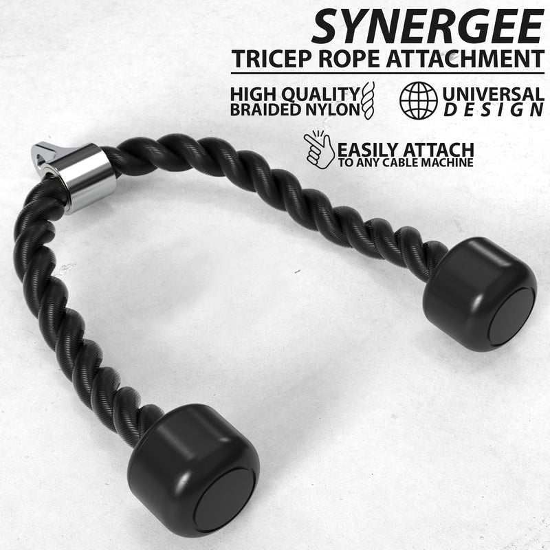 Load image into Gallery viewer, Synergee - Tricep Rope Cable Attachment (Single + Double Ended)