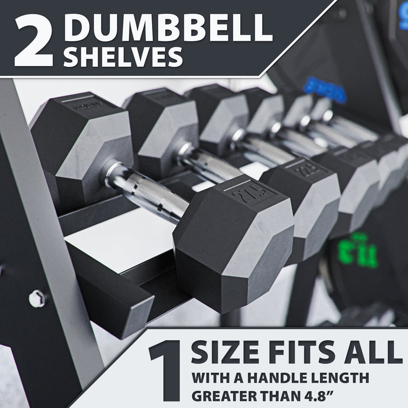 Load image into Gallery viewer, Synergee - Dumbbell + Kettlebell Storage Rack