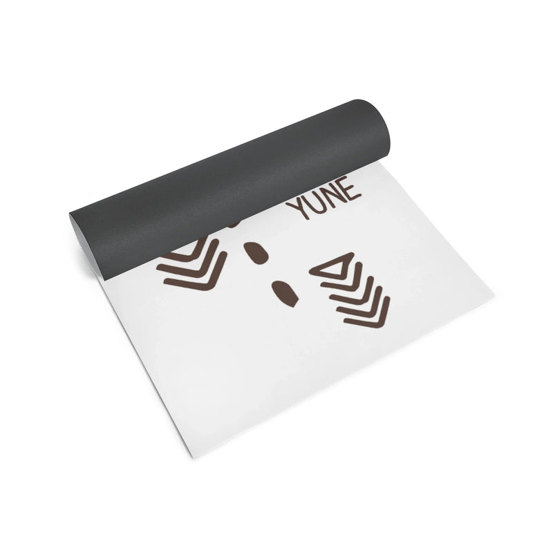 Load image into Gallery viewer, Yune Yoga - Polar Peace — Crag 6mm White Yoga Mat for Hot & Home Practice