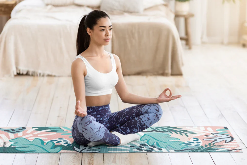 Load image into Gallery viewer, Yune Yoga - Dora Jungle Yoga Mat – 6mm Non-Slip, Eco-Friendly & Artist-Designed | Yune Yoga