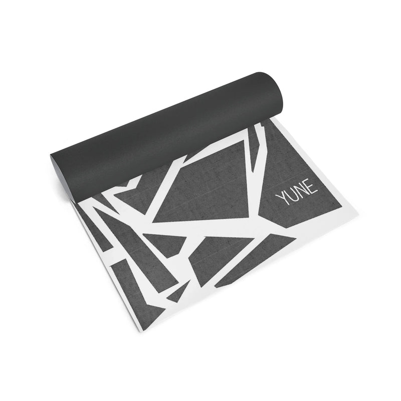 Load image into Gallery viewer, Yune Yoga - Shadow Yoga Mat – 6mm Non-Slip, Eco-Friendly & Latex-Free (Black/White)