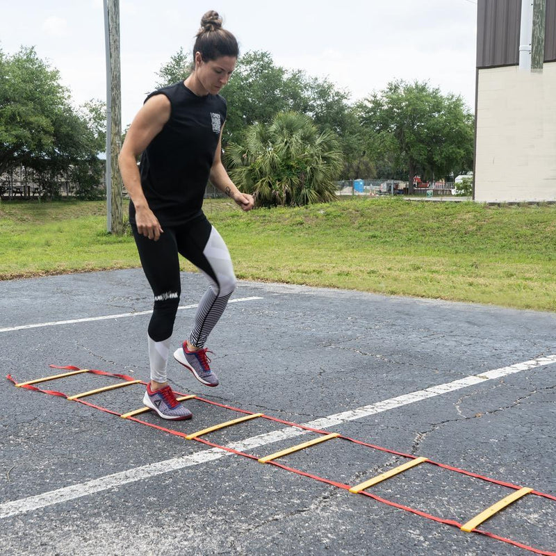 Load image into Gallery viewer, Valor Fitness - Speed Agility Training Ladder 12 Rung Pair