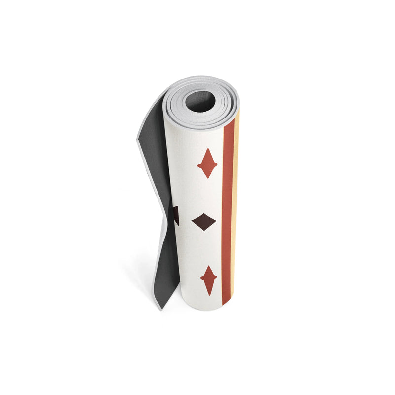 Load image into Gallery viewer, Yune Yoga - Elk Grove Yoga Mat β 6 mm Extra Thick, Double-Sided Non-Slip, Eco-Friendly PER with Earth-Tone Striped Design | Yune Yoga
