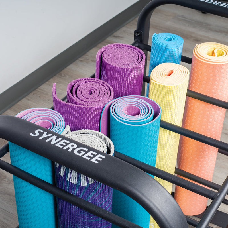 Load image into Gallery viewer, Synergee - Yoga Mat Storage Roller Rack
