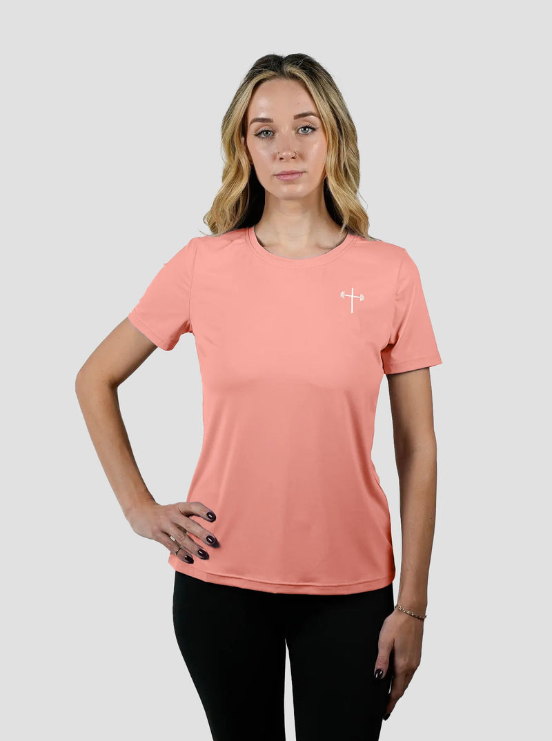Load image into Gallery viewer, HolStrength - Women's Proverbs 31:25 Performance Tee