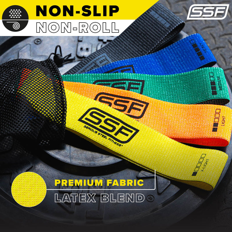 Load image into Gallery viewer, Serious Steel Fitness - Fabric Mini Loop Resistance 5-Band Set