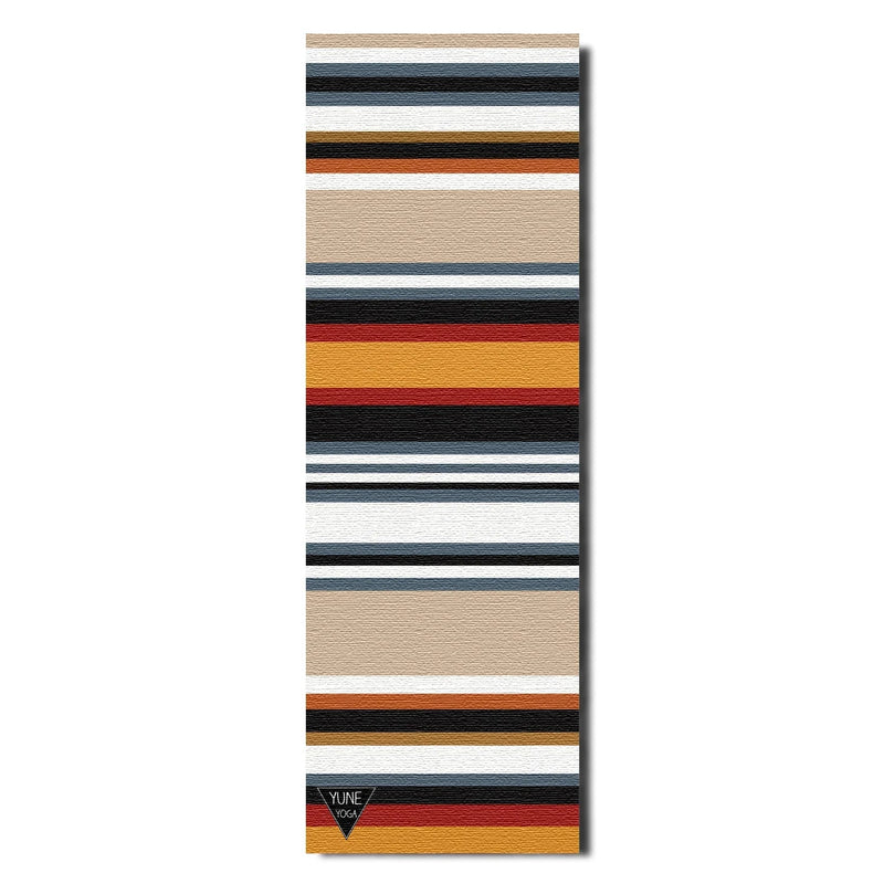 Load image into Gallery viewer, Yune Yoga - Falcons Rest Yoga Mat – 6 mm Extra Thick, Double-Sided Non-Slip, Eco-Friendly PER with Multi-Color Trail-Inspired Design | Yune Yoga