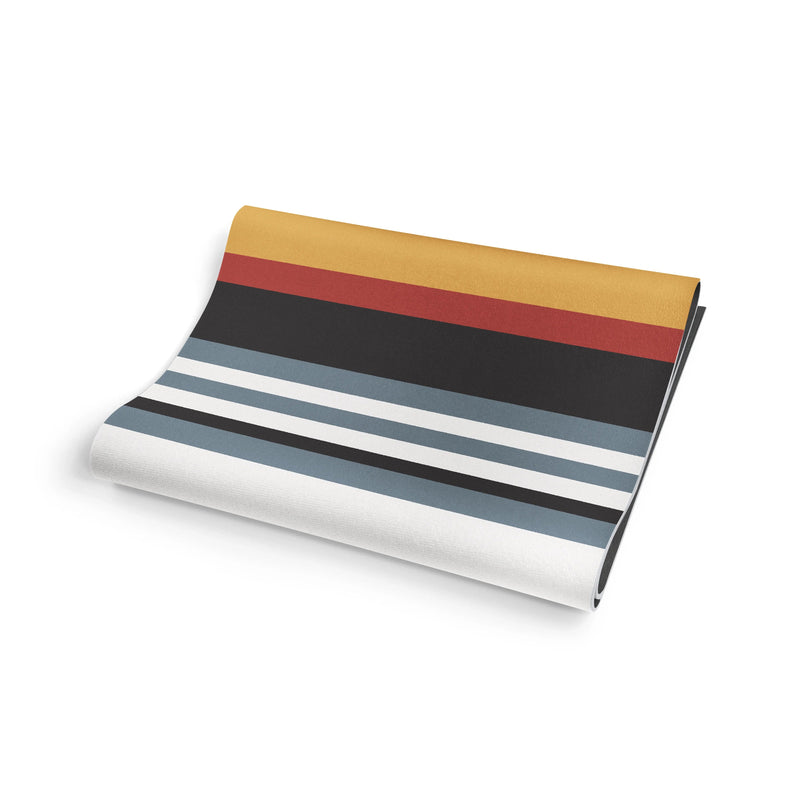 Load image into Gallery viewer, Yune Yoga - Falcons Rest Yoga Mat – 6 mm Extra Thick, Double-Sided Non-Slip, Eco-Friendly PER with Multi-Color Trail-Inspired Design | Yune Yoga