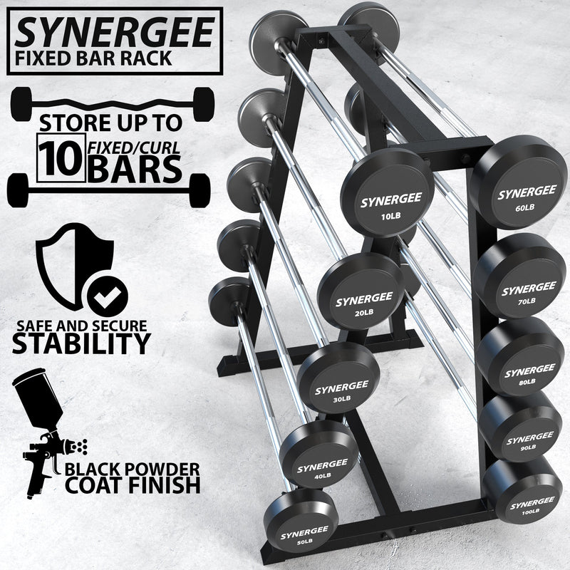 Load image into Gallery viewer, Synergee - Fixed Barbell Storage Rack
