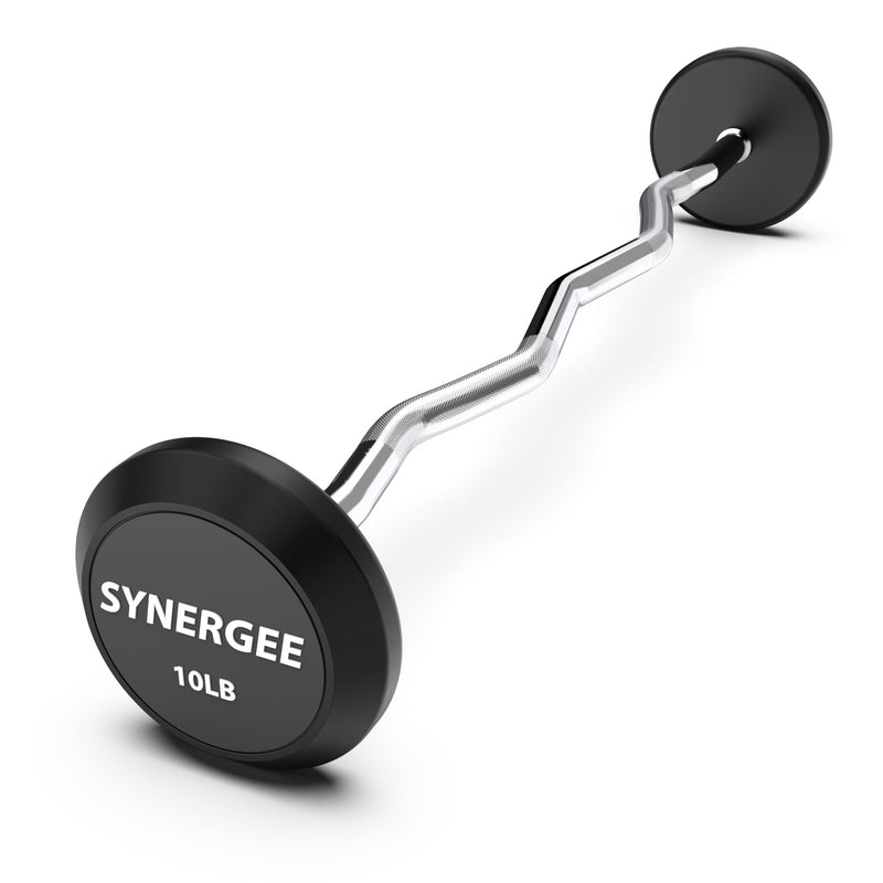 Load image into Gallery viewer, Synergee - Synergee Fixed Easy Curl Barbell