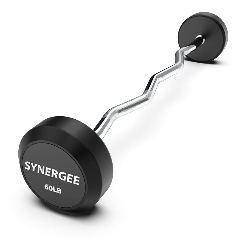 Load image into Gallery viewer, Synergee - Synergee Fixed Easy Curl Barbell