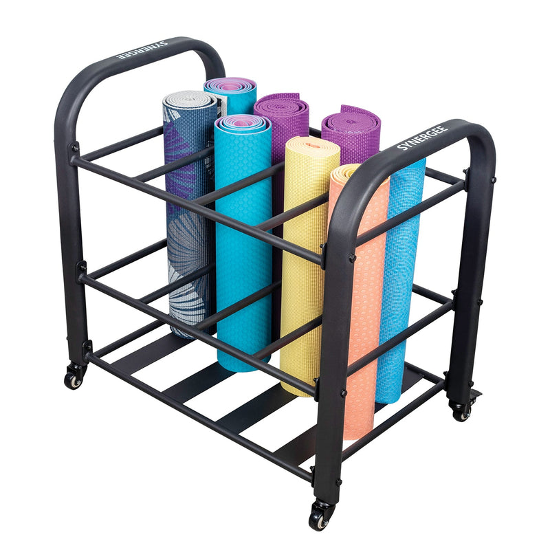 Load image into Gallery viewer, Synergee - Yoga Mat Storage Roller Rack