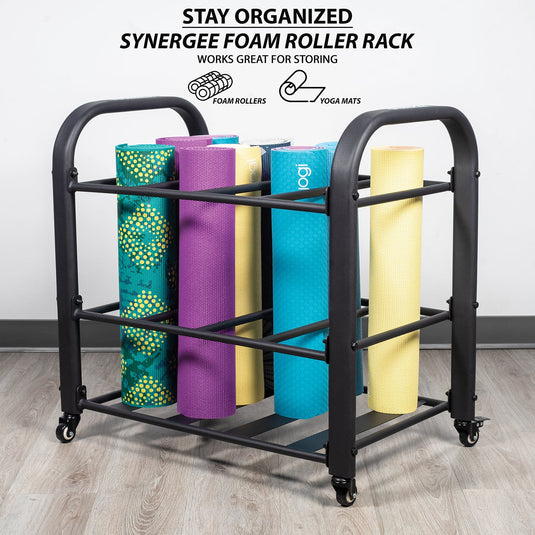 Synergee - Yoga Mat Storage Roller Rack