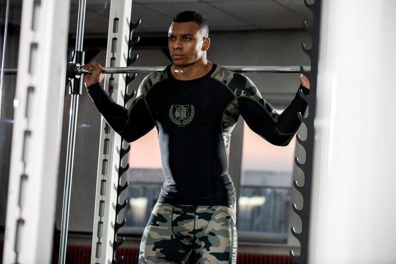 Load image into Gallery viewer, Gorilla Wear - Franklin Men's Tights - Army Green Camo