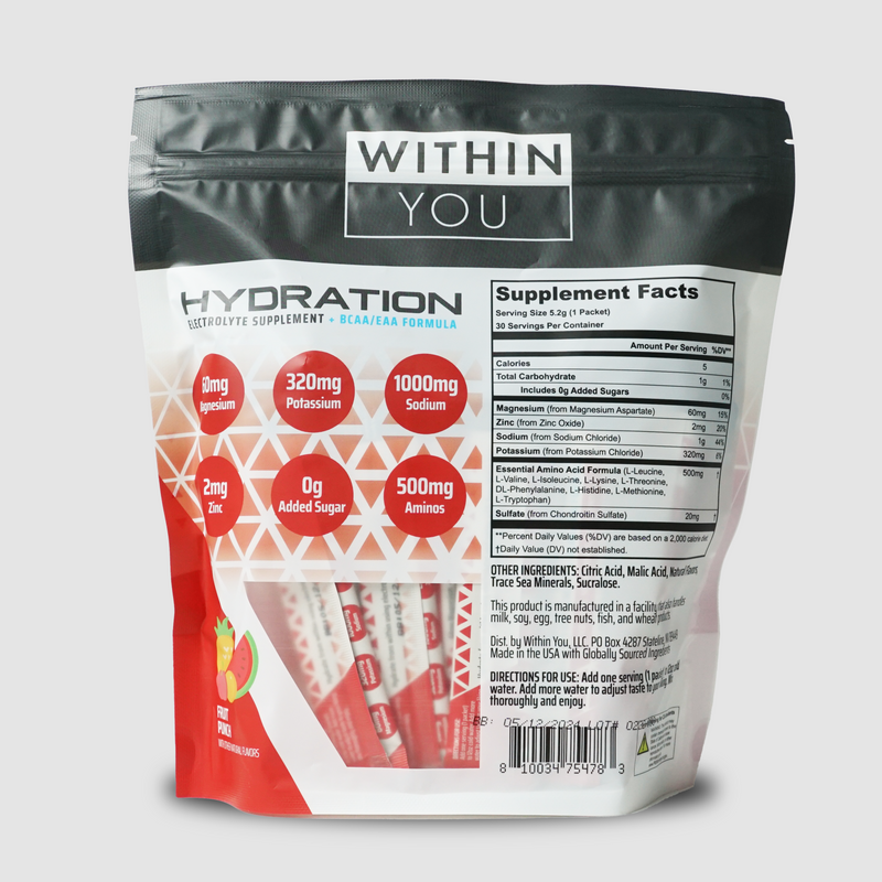 Load image into Gallery viewer, Within You - In Hydration - Electrolytes + EAAs (Expired)