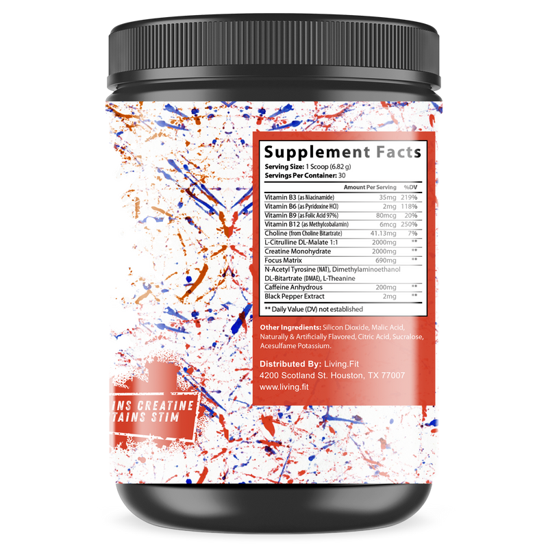 Load image into Gallery viewer, Living.Fit Fruit Punch Pre-Workout