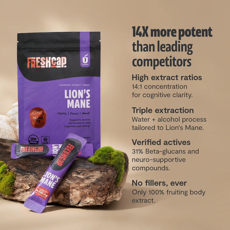 Load image into Gallery viewer, FreshCap Mushrooms - Organic Lion’s Mane Mushroom Powder