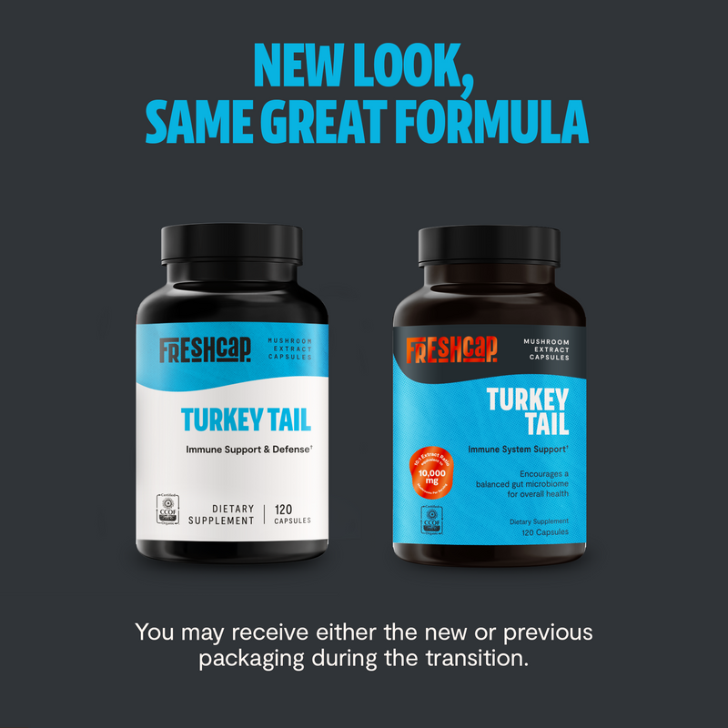 Load image into Gallery viewer, FreshCap Mushrooms - Organic Turkey Tail Mushroom Capsules