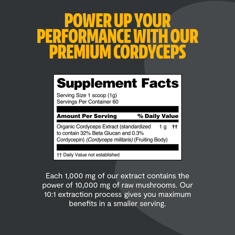 Load image into Gallery viewer, FreshCap Mushrooms - Cordyceps Mushroom Extract Powder