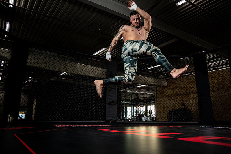 Load image into Gallery viewer, Gorilla Wear - Franklin Men's Tights - Army Green Camo