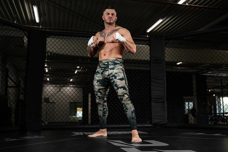 Load image into Gallery viewer, Gorilla Wear - Franklin Men's Tights - Army Green Camo