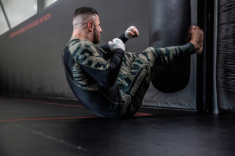 Load image into Gallery viewer, Gorilla Wear - Franklin Men's Tights - Army Green Camo