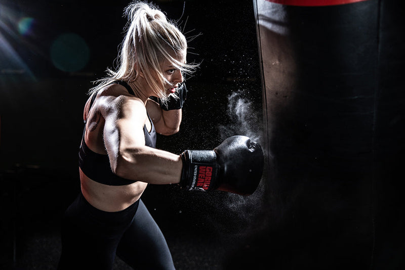Load image into Gallery viewer, Gorilla Wear - Mosby Boxing Gloves - Black