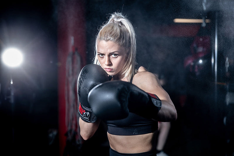 Load image into Gallery viewer, Gorilla Wear - Montello Boxing Gloves - Black