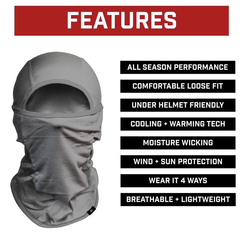 Load image into Gallery viewer, Elite Athletic Gear - Grey Balaclava Mask (Shiesty)