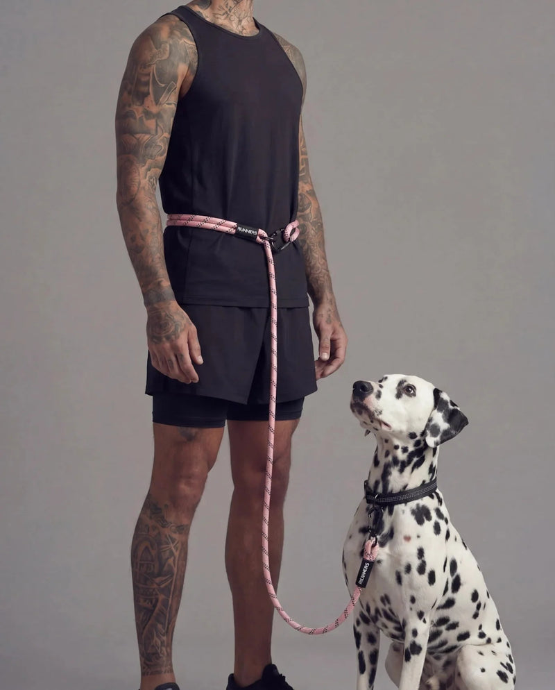 Load image into Gallery viewer, Runner's Athletics - Rove Hands-Free Running Dog Leash (Pastel Pink)