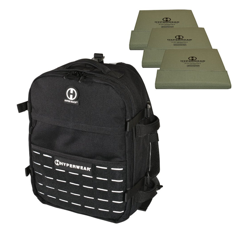 Load image into Gallery viewer, Hyperwear - HYPER RUCK® Rucking Backpack | Strength Training and Every Day Carry Bag