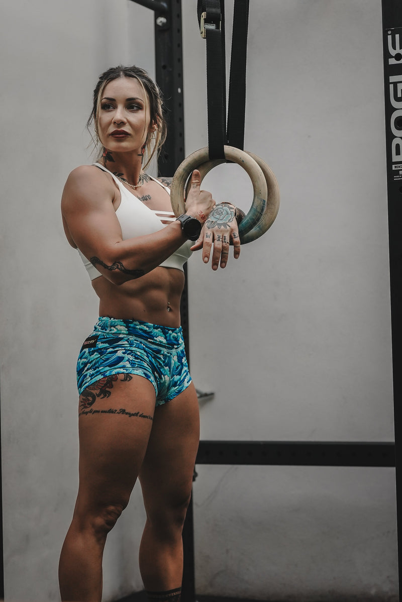 Load image into Gallery viewer, Peachy Athletic - Riptide Squat-Proof Gym Shorts