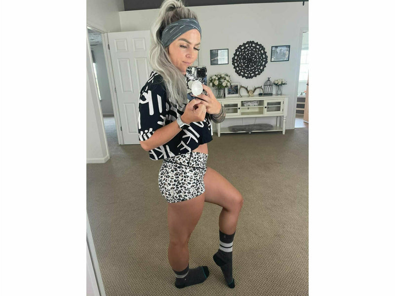 Load image into Gallery viewer, Peachy Athletic - Wild Thang Squat-Proof Gym Shorts - Unicorn Collection