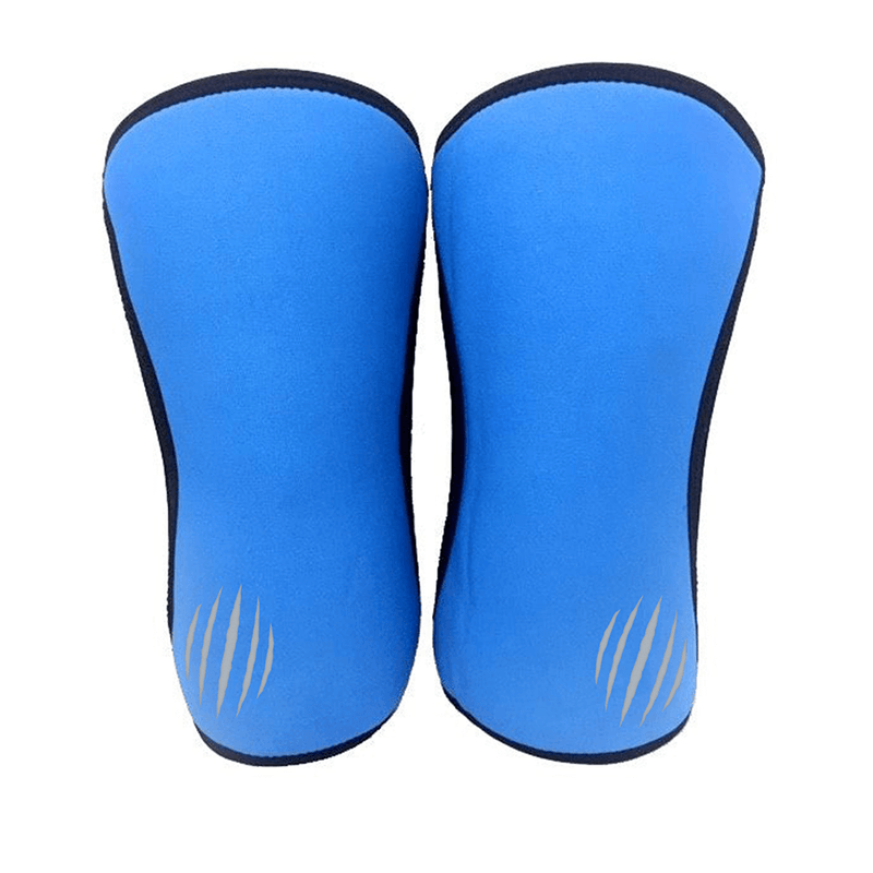 Load image into Gallery viewer, Bear KompleX - Knee Sleeves - Lightning with REVERSIBLE Blue