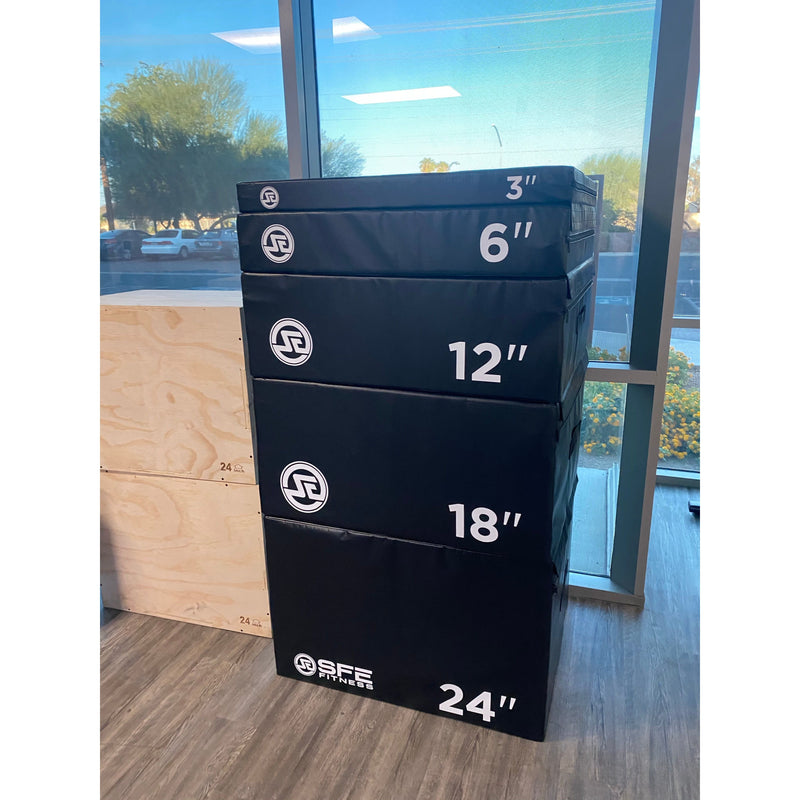 Load image into Gallery viewer, SFE - Foam Plyo Box - 5 Piece Set - 3",6",12",18",24" (New)