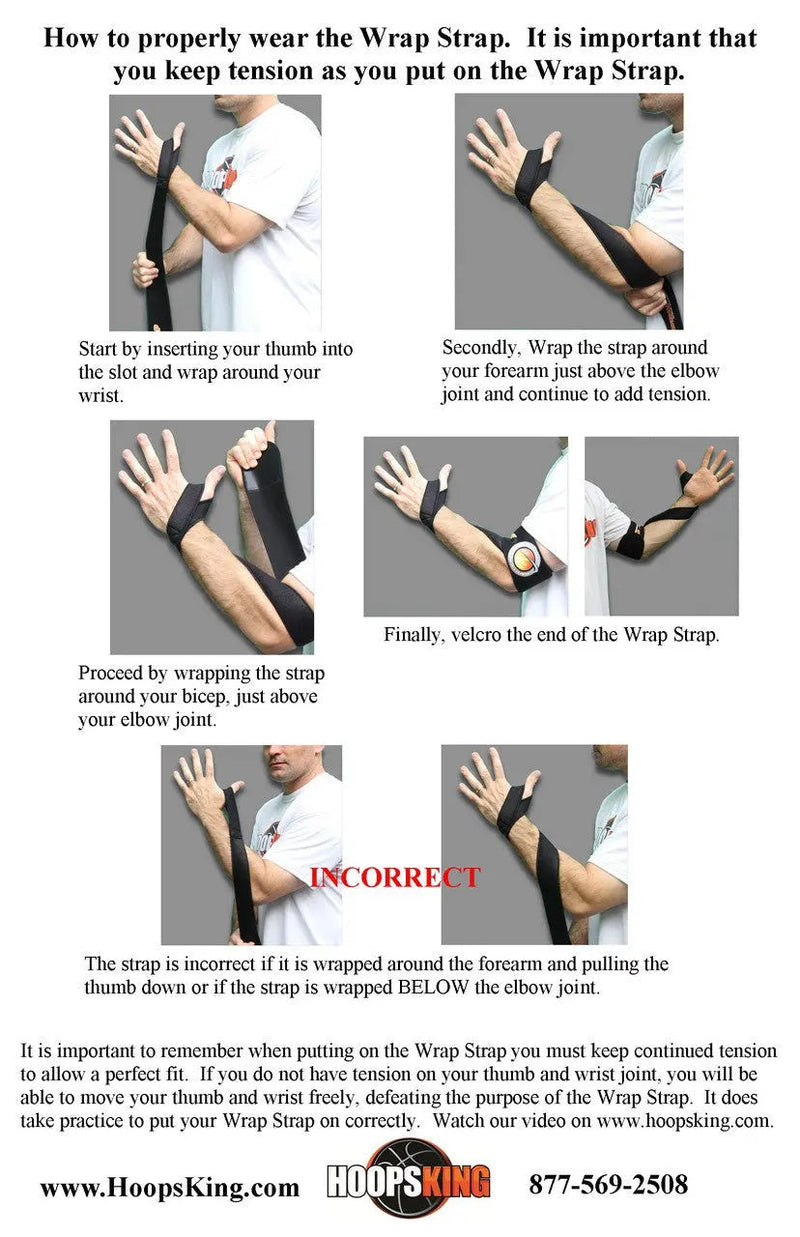 Load image into Gallery viewer, HoopsKing - Wrap Strap (Off Hand) | Basketball Shooting Aid