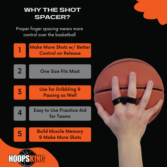 HoopsKing - Basketball Shot Finger Spacer Training Aid