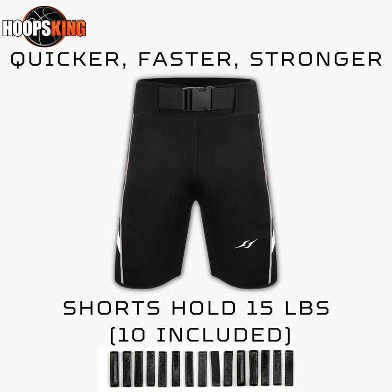 Load image into Gallery viewer, HoopsKing - S.W.A.G. Weighted Training Shorts | Holds Up to 15 lbs.
