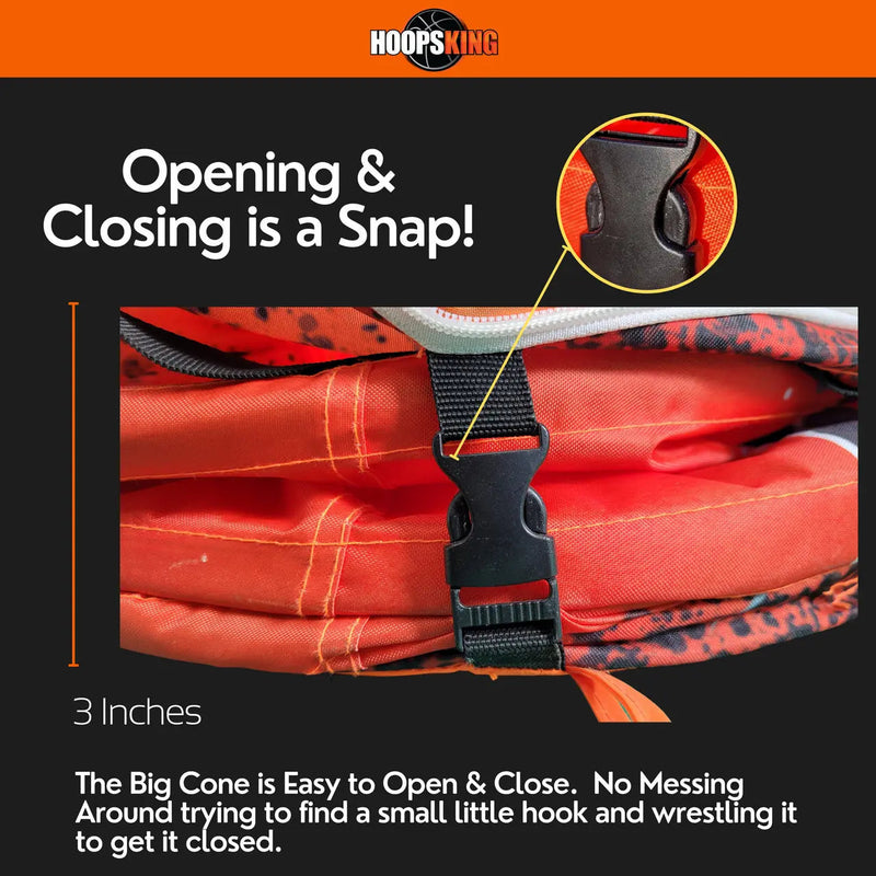 Load image into Gallery viewer, HoopsKing - The Big Cone - Pop Up Sports Defender Cone