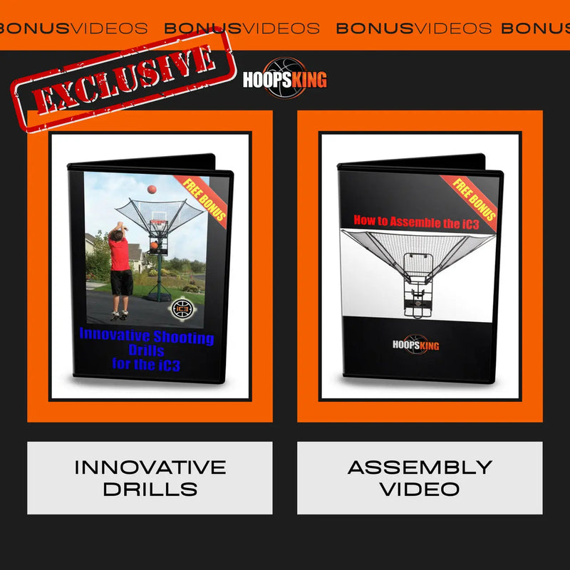 Load image into Gallery viewer, HoopsKing - IC3 Basketball Shooting Machine Rebounder