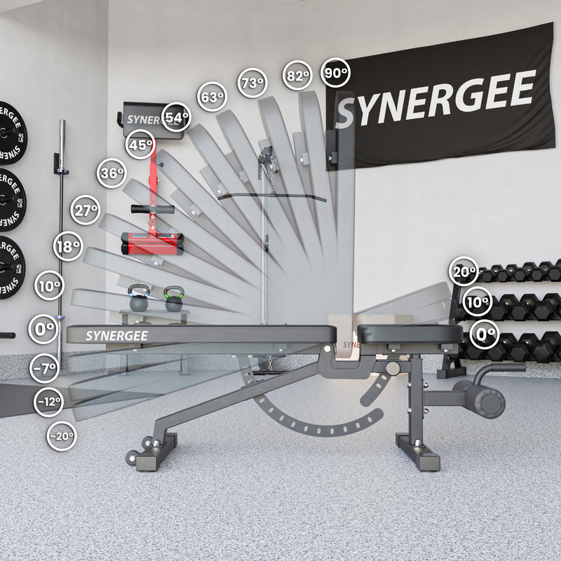 Load image into Gallery viewer, Synergee - Adjustable Incline Decline Bench