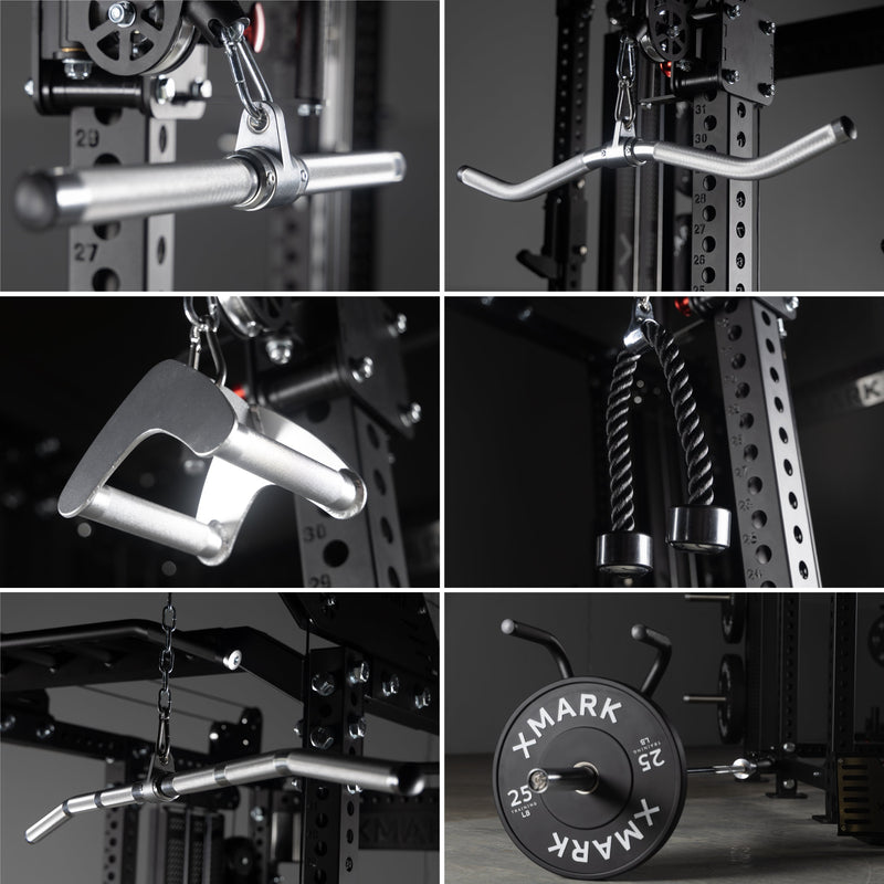 Load image into Gallery viewer, XMARK - Commercial Power Rack Cable Machine, 440 lbs Total Stack Weight
