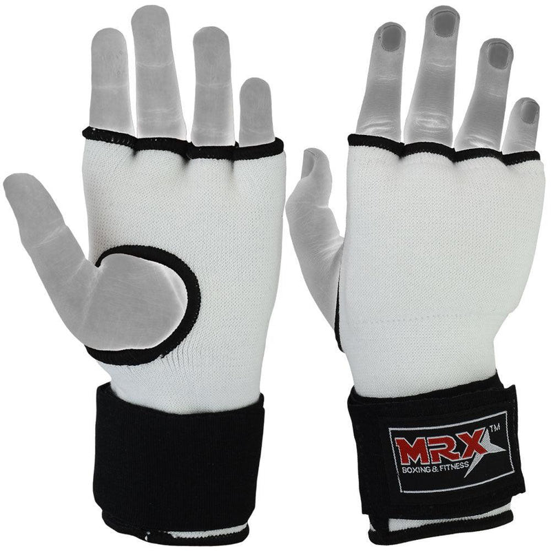 Load image into Gallery viewer, MRX - Inner Gloves With Wraps Gel Padding White